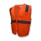 Radians Hi-Vis Econ TpR/Cl2 Mesh Safety Vst/Zip-Org-4X SV2ZOM4X - alternate 1